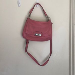 Coach pink crossbody bag, free with purchase!